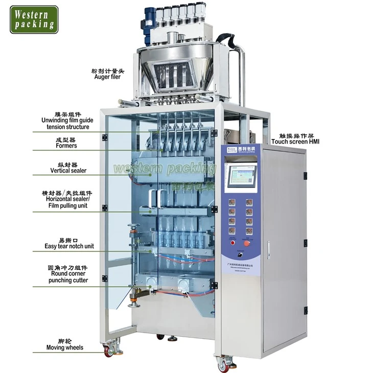 spices filling and sealing machine