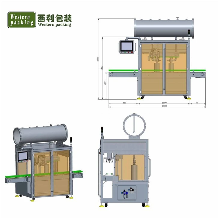 bottle filling and capping machine