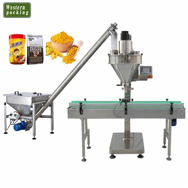 Semi Automatic Auger Small Powder Filling Machine factory