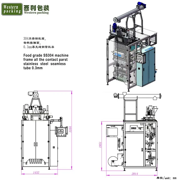 automatic powder packing machine