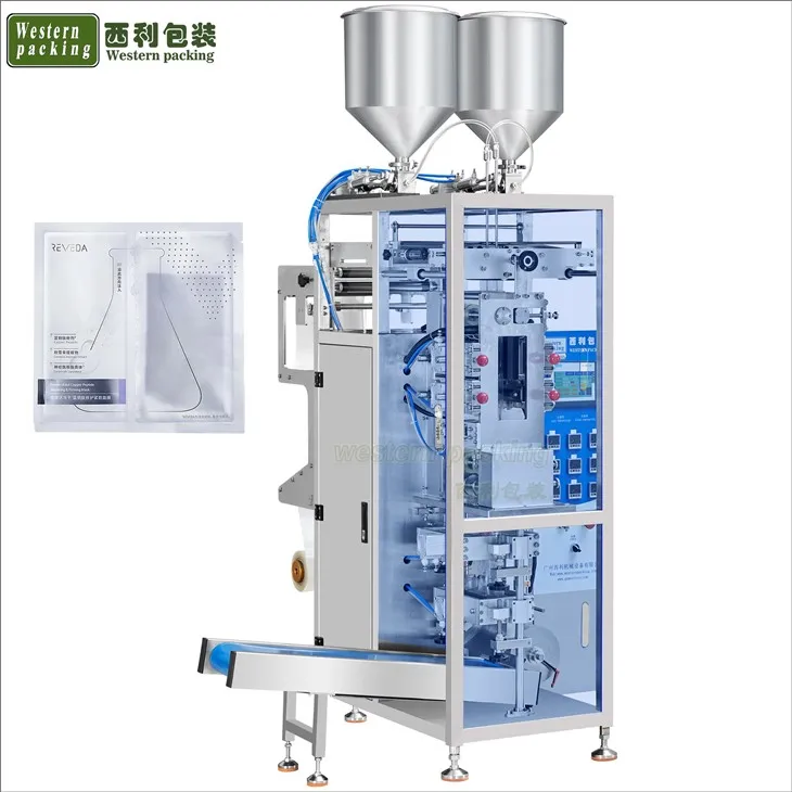潤滑剤の性的ジェル小袋充填機ツインバッグ