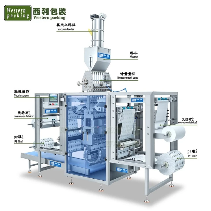 absorbent pad high speed packing machine