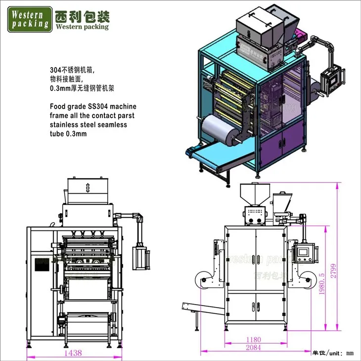 silica gel desiccant packing machine