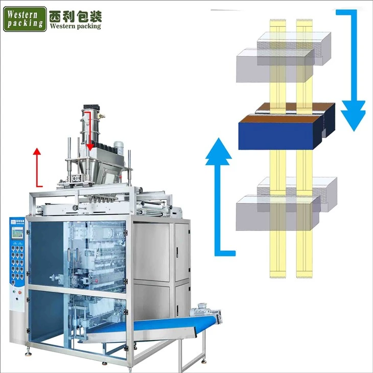 4 side sealing sachet packing machine powder