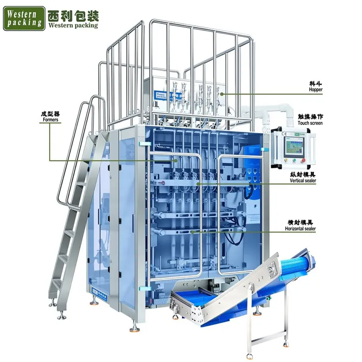 shampoo sachet multilane packing machine