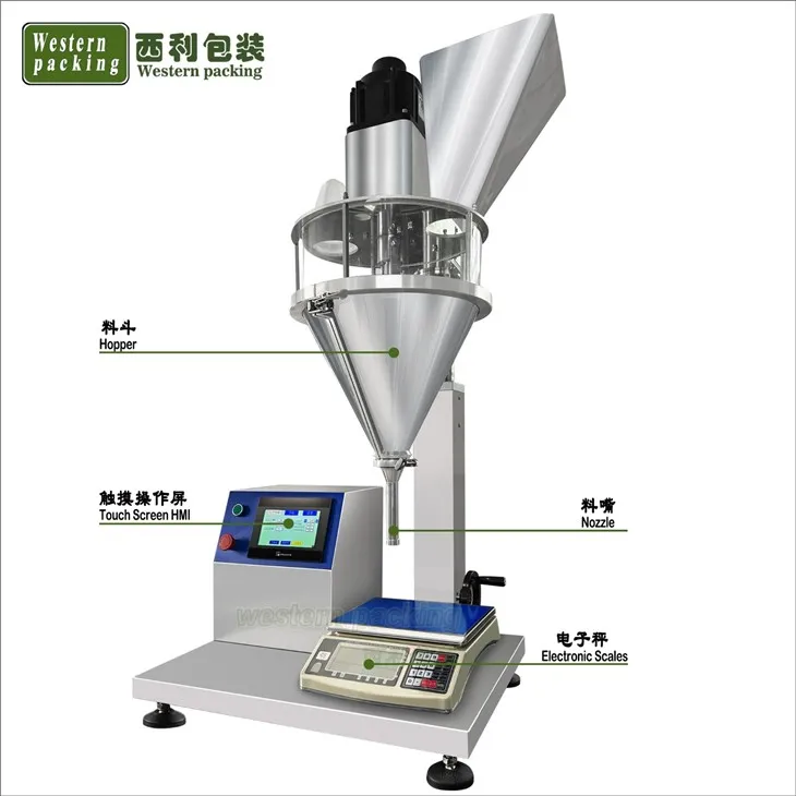 semi automatic filling machine powder